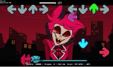 FNF Hazbin Hotel Insane Music Video background