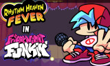 Rhythm Heaven In FNF background